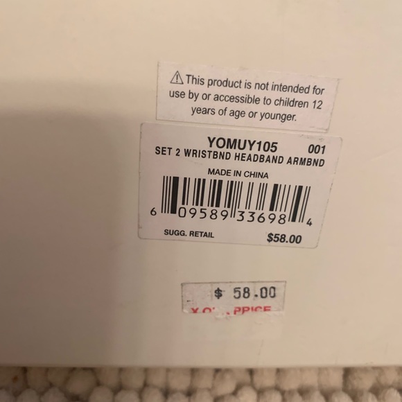 Juicy Couture -Yoga workout wrist arm Headband set - Picture 8 of 8